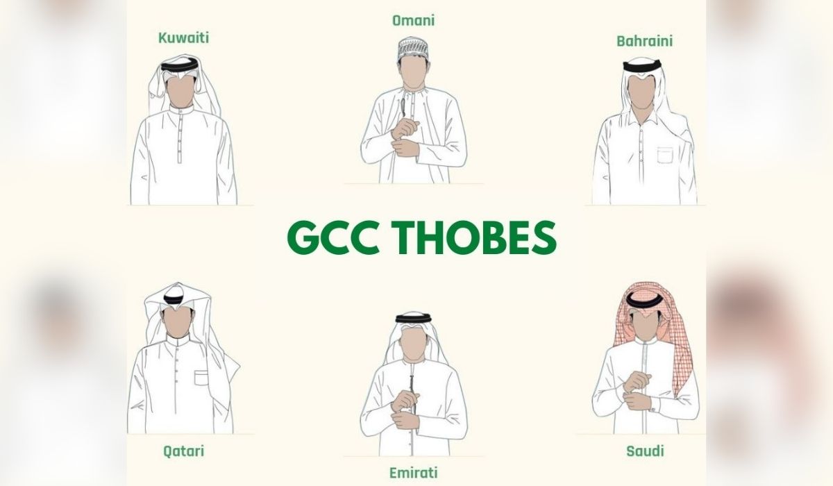  6 GCC Countries – 6 different types of Thobes